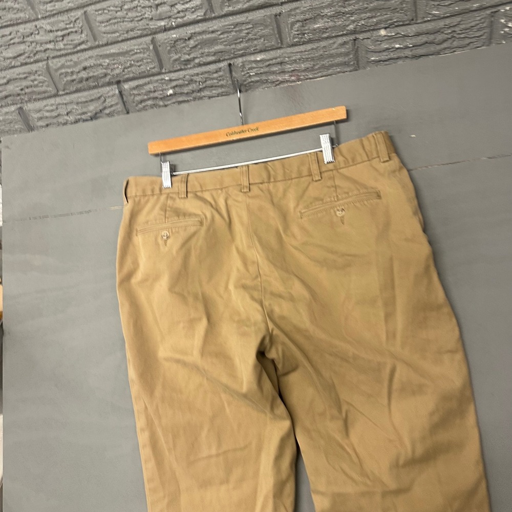 Polo Ralph Lauren Mens Chino Pants 38x32 Tan Khaki Straight‎ Leg Flat Front